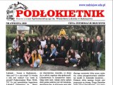 Pierwsza strona gazety podłokietnik. U góry duże zdjęcia na całej szerokoście, pod zdjęciem tekst.