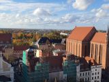 Toruń. Widok na starówkę.