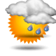 <span>Dość dobra pogoda, <br>opady o charakterze <br>przelotnym</span>